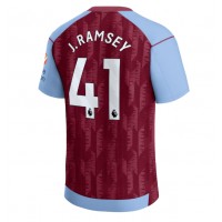 Aston Villa Jacob Ramsey #41 Hjemmebanetrøje 2023-24 Kortærmet